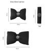 1PC Quality Soft Plush Bowknot Car Neck Pillow Auto Headrest Seat Support Waist Pillows Camellia Flower Car Interior Accessories