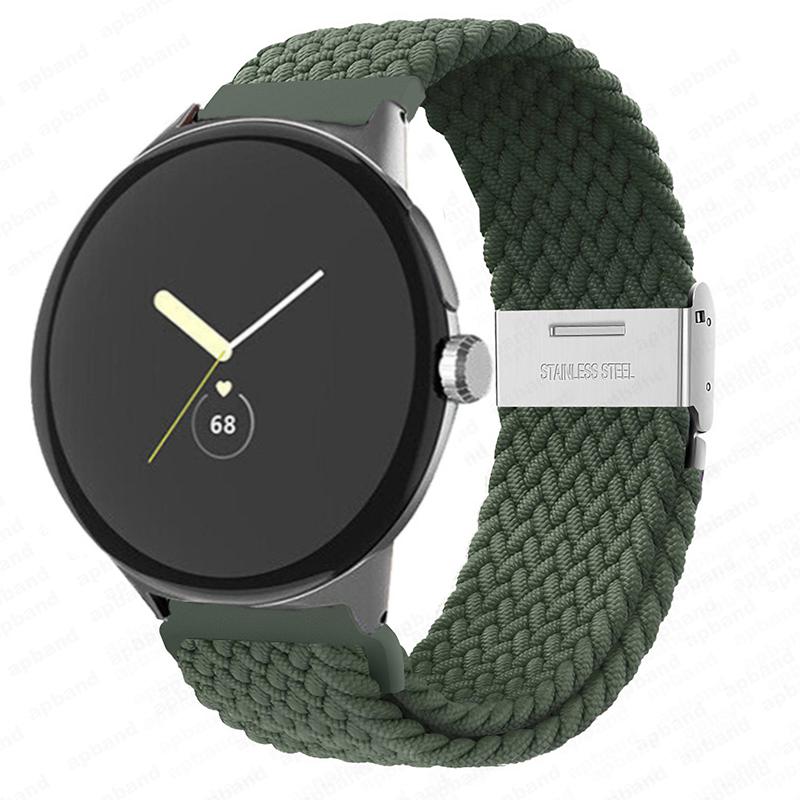 Braided solo loop strap for Google Pixel Watch 2 Band Smartwatch Accessories Elastic Bracelet correa Pixel Watch Active band