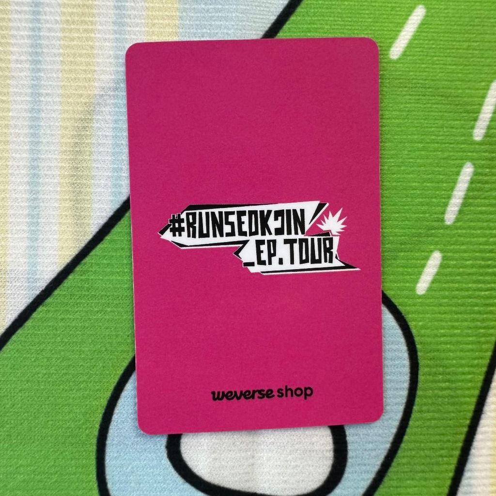 [USED] BTS Limited Edition Jin Korea RUNSEOKJIN_EP.TOUR Trading Card