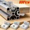 5/10pcs 2020 4040 Perfil de Liga de Alumínio Peças de Fixação Suporte de Cantoneira de Painel Lateral Fixador Ferragens para Móveis DIY Suportes