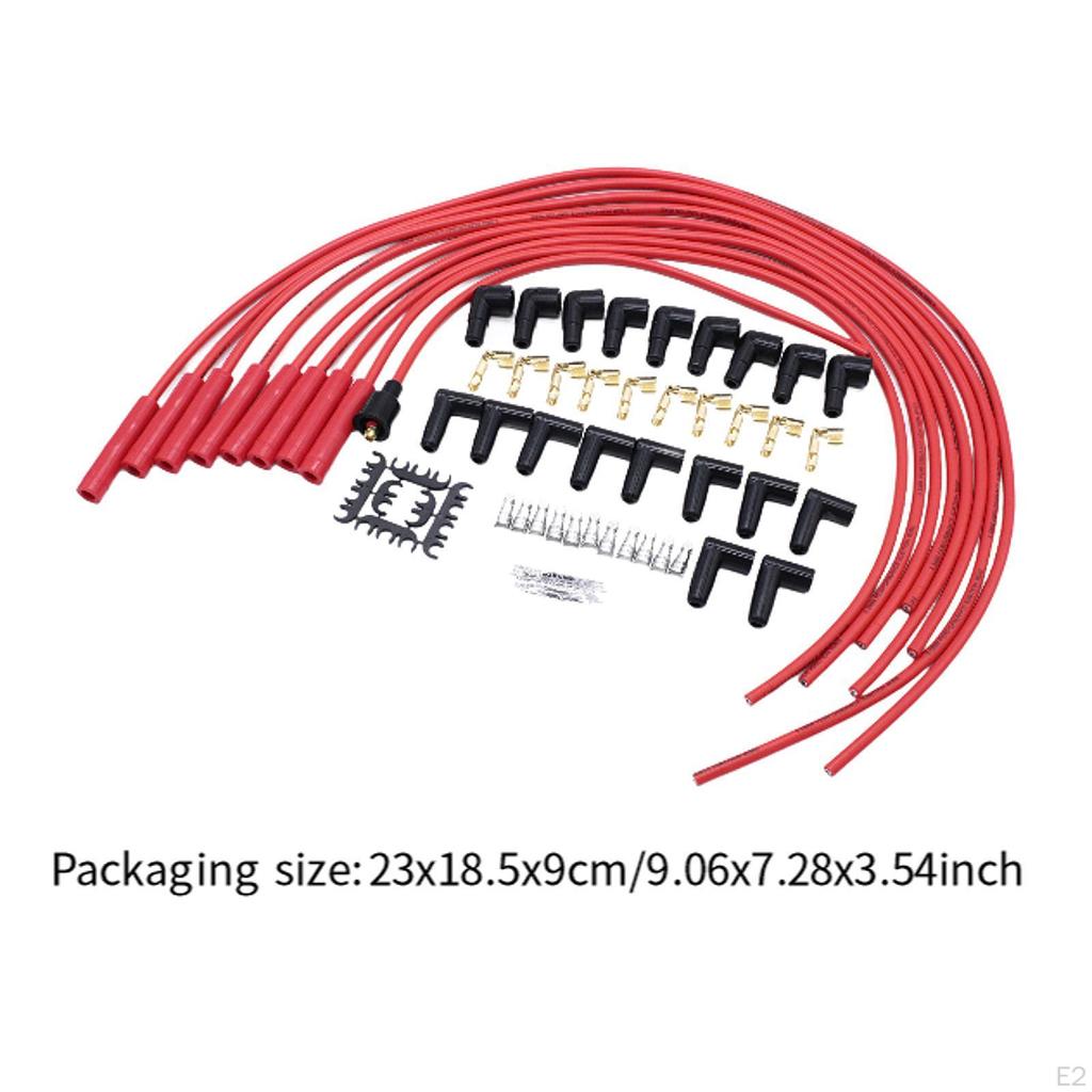4040R Spark Plug Wire Set Sturdy Professional Vehicle Repair Parts Ignition Kit