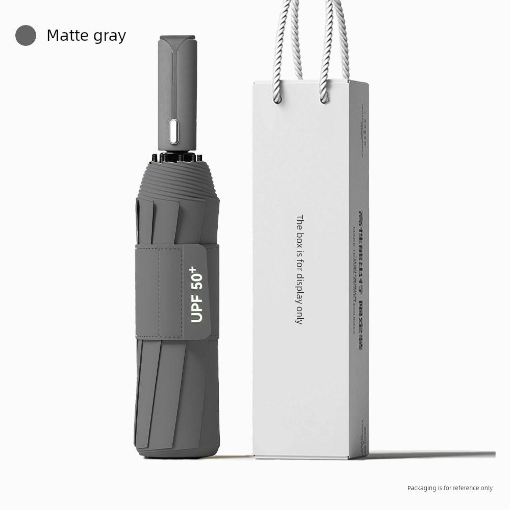 130cm Automatic Umbrella, Enlarged and Thickened, Foldable, Wind-Resistant, Extra-Large Umbrella for Men and Women, Upf50+, Dual-Use for Sun and Rain
