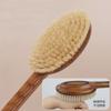 Ergonomic Long Handle Hair Brush Wood Bath Brush Scrubbing Brush Shower Back Scrub  Skin Cleanser