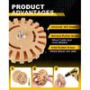 Eraser Wheel for Drill, Sticker Remover Tool for Automotive Car Sticker, Vinyl, Rv, with Plastic Scraper, Scraper Tool, Serrated&Solid Eraser Wheel -
