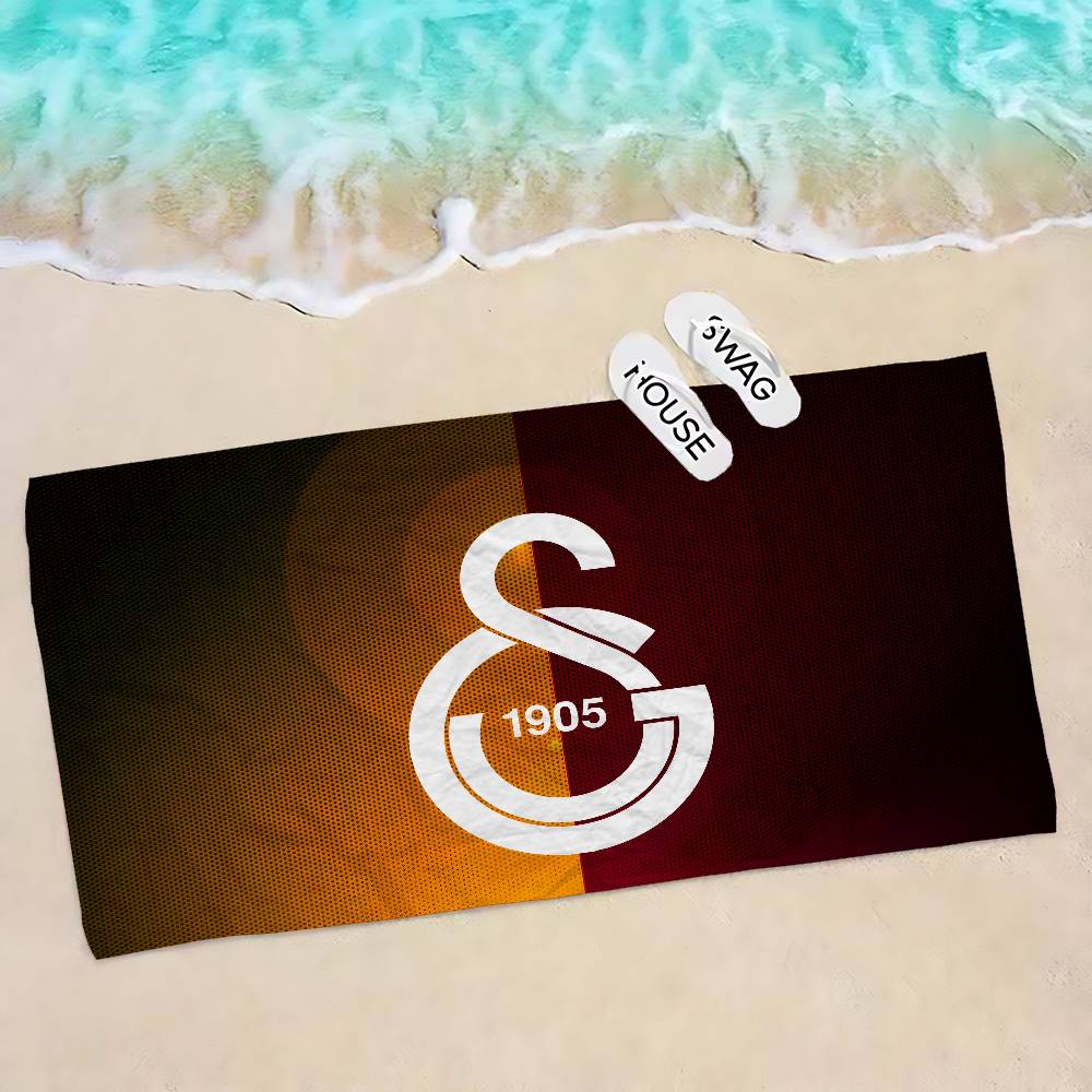 G-Galatasaray S-S.K. Asciugamani da Spiaggia Grandi in Microfibra Anmie Asciugatura Rapida Asciugamani da Spiaggia Sabbiosa Asciugamano da Piscina per Viaggi Piscina Nuoto Yoga