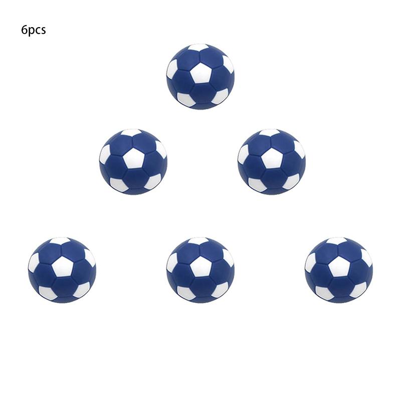 6pcs Desktop Soccer Replacement Balls 32mm Soccer Player Gifts Game Accessories Parent-Child Interactive Soccer Table Games