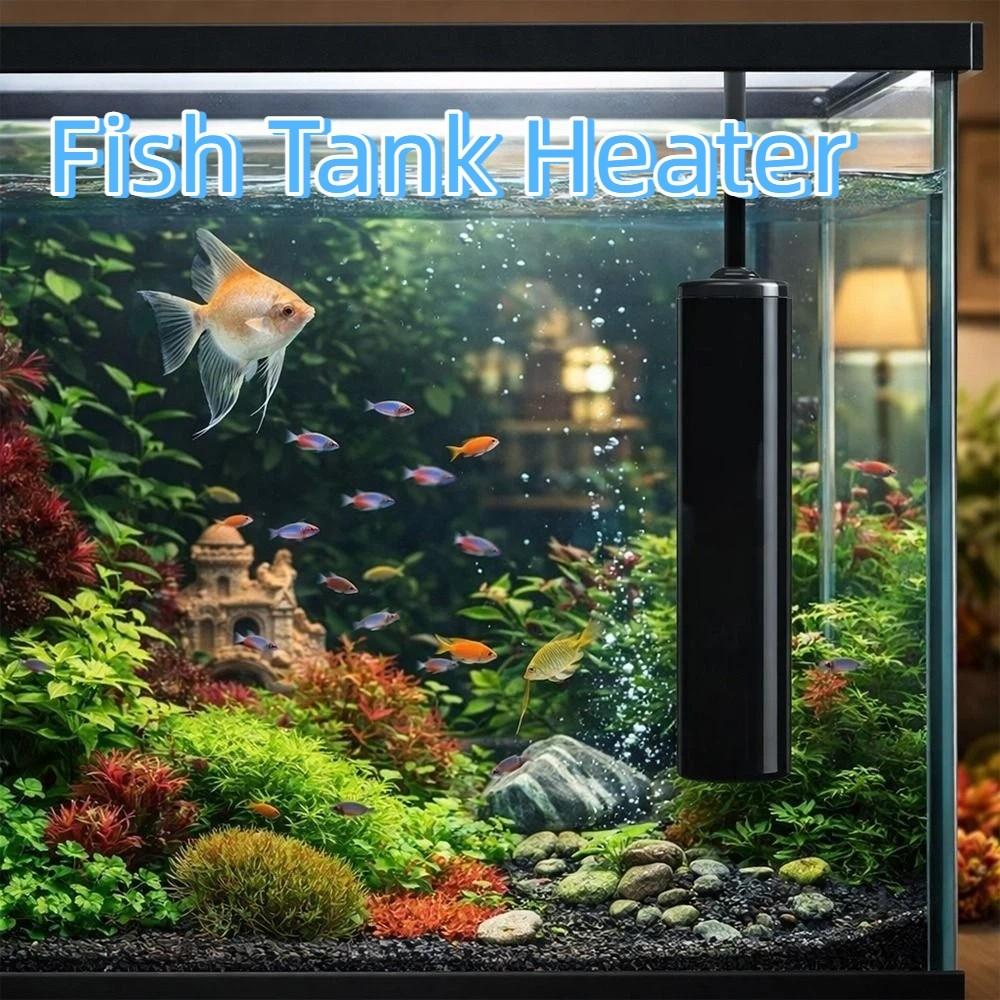 Ceramic Mini Aquarium Heater Low Water Level Submersible Heater Thermostat Heater  Small Fish Tank