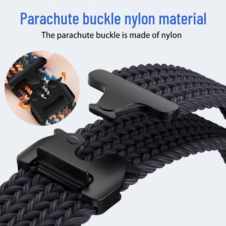 Braided Nylon Paracord Watch Band for Google 41MM/45MM