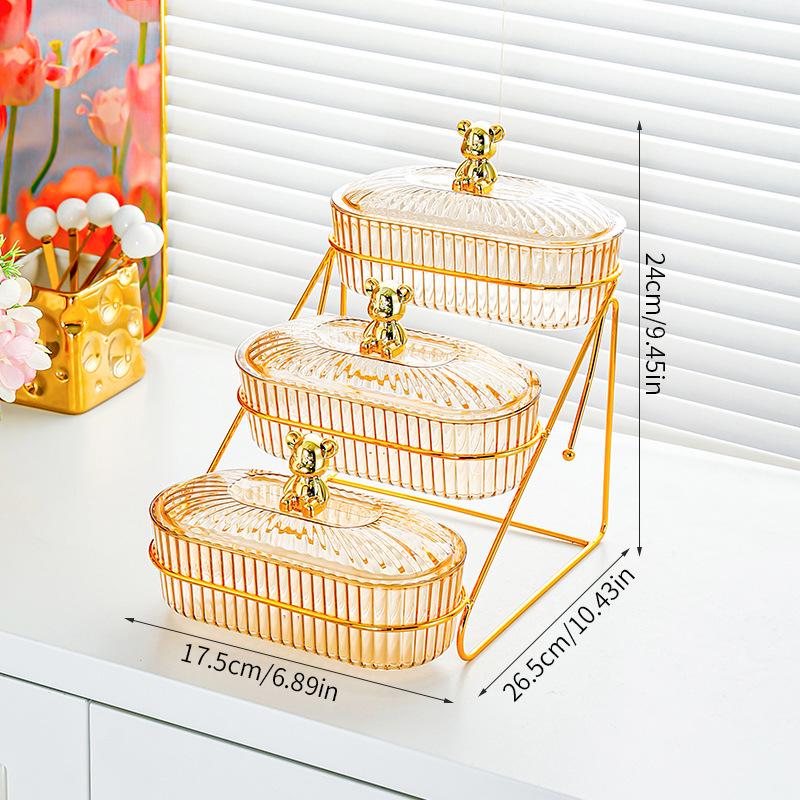 Farfurie de Servire Divizată pentru Fructe și Gustări Stil Nou pentru Living