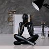 Abstract Figurine Sculpture Modern Art Homes Decors Plastic Statue for Living Room or Office Bookshelf Display 55KF