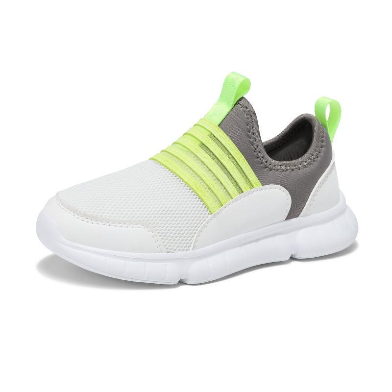 Children's Spring and Summer Breathable Mesh Shoes 2025 Girls Casual One-pedal Soft-soled Non-slip Children's Running Shoes Boys