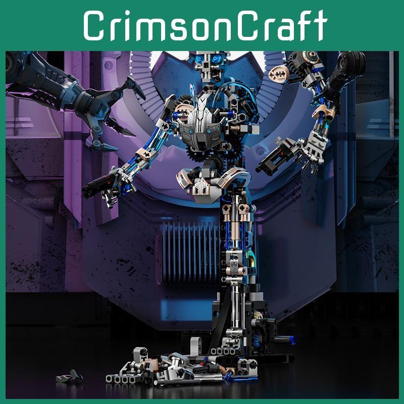 Skeleton Mechanical Robot Building Blocks Kit For Children With Creative Playset