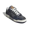 Adidas Originals Forum Exhibit Low Denim Comfortable Low-Top Sneakers Unisex Sneakers Black Gray HQ8418