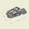 BMW F750GS/F850GS/ADV Aluminum Alloy Foot Peg Widened Footrest Pad