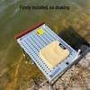 2025 Ultra-light Black Aluminum Fishing Stool: Folding, Portable, Multi-functional, Small & Wide with Lifting Feature