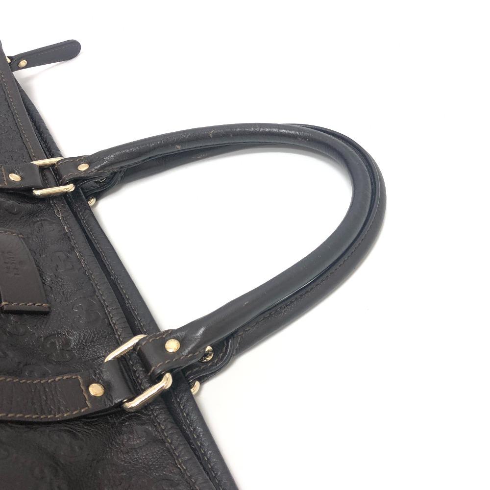 GUCCI 201482 Guccissima Bag Hand Bag Travel Bag Tote Bag Leather Brown