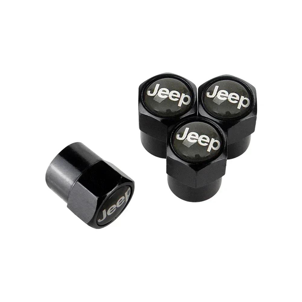 Nakrętki na wentyle kół samochodowych pyłoszczelne ze stopu do Jeepa Grand Cherokee Commander Wrangler Jk TJ JL Liberty Patriot Compa