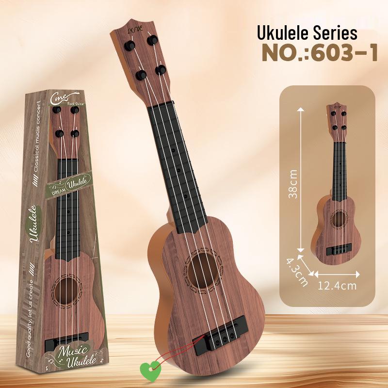 Realistic Guitar Playable Ukulele Toy for Children's Musical Education