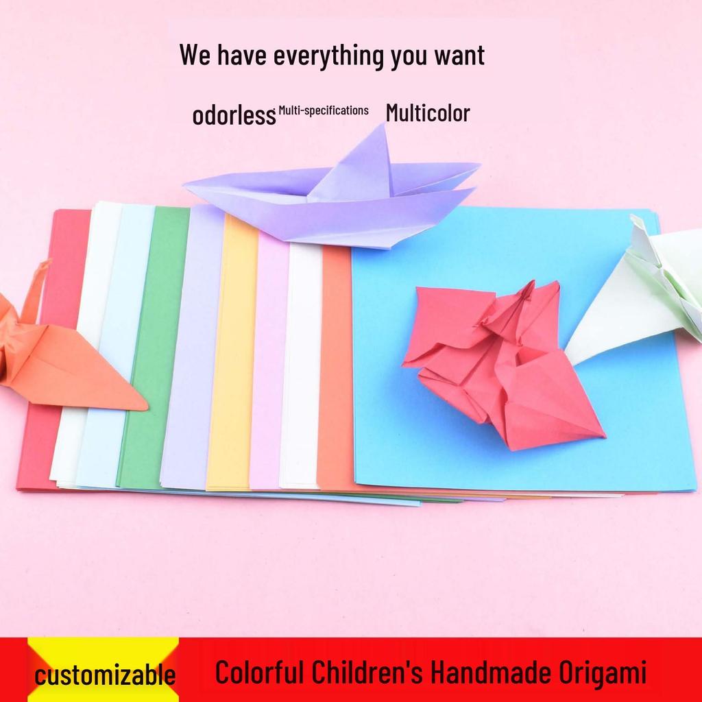 10-Color 15x15cm Origami Paper for Kids - DIY Crafts & Flower Cutting
