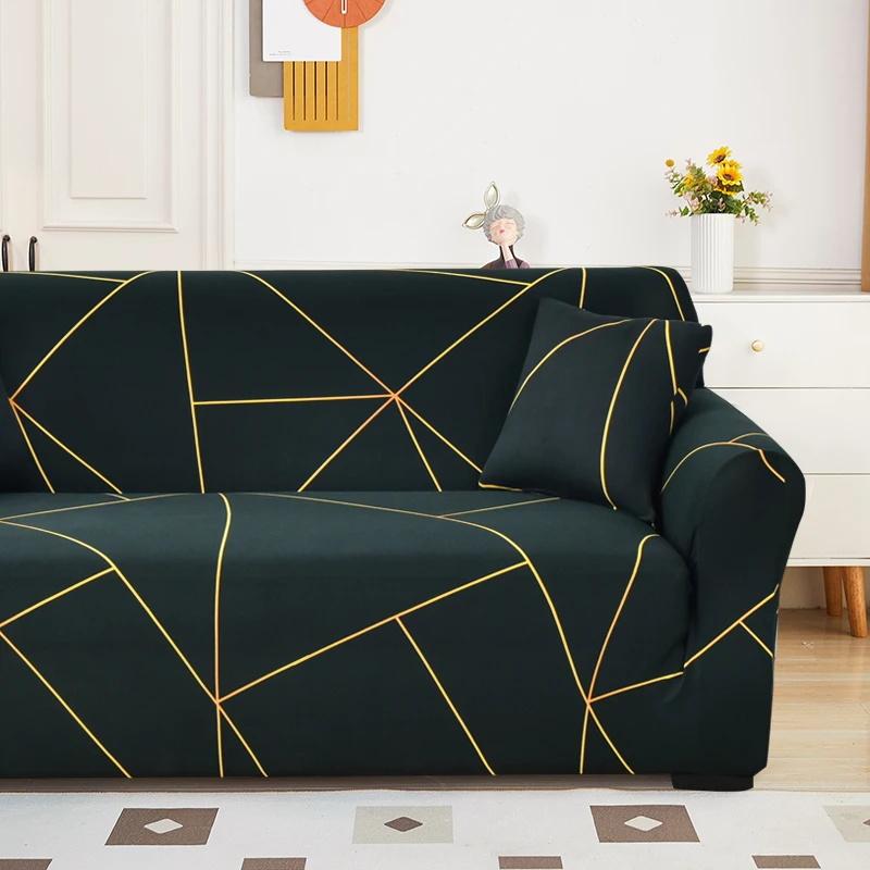 Stretch Couch Cover Non-Slip Sofa Covers For Living Room Sectional Sofa Slipcovers Furniture Protector For Kids Pets Washable