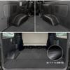 RAWAKORW Toyota Hiace 200 Serie Gepäckmatte Wide Body 1 Typ 2 Typ 3 Typ 4 Typ 5 Typ 6 Kofferraummatte Gummi Cargo Matte TPO Material 3D geformter Kofferraum