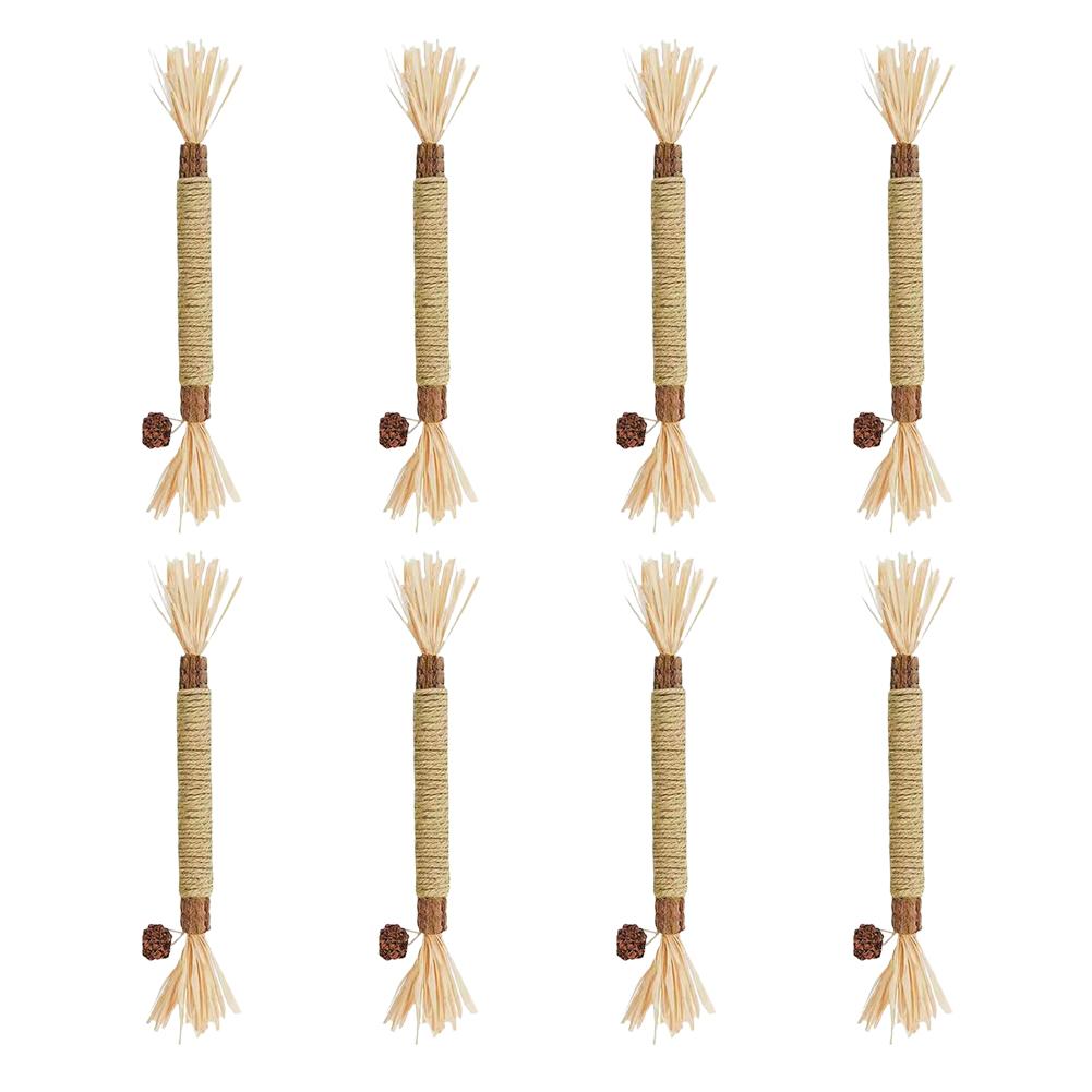 1/4/8/10 Bucăți Naturale Matatabi Snack Sticks Pisică Pet Curățare Dinte Iarbă Menta Pisică Jucărie Actinidia Silvervine Jucărie Pet Pentru Accesorii Pisică