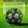 Rider Speeding Through Neon Light Size 5 Soccer Ball, Suitable for Training and Matches, High-Elasticity, Wear-Resistant Material Gift for Fan