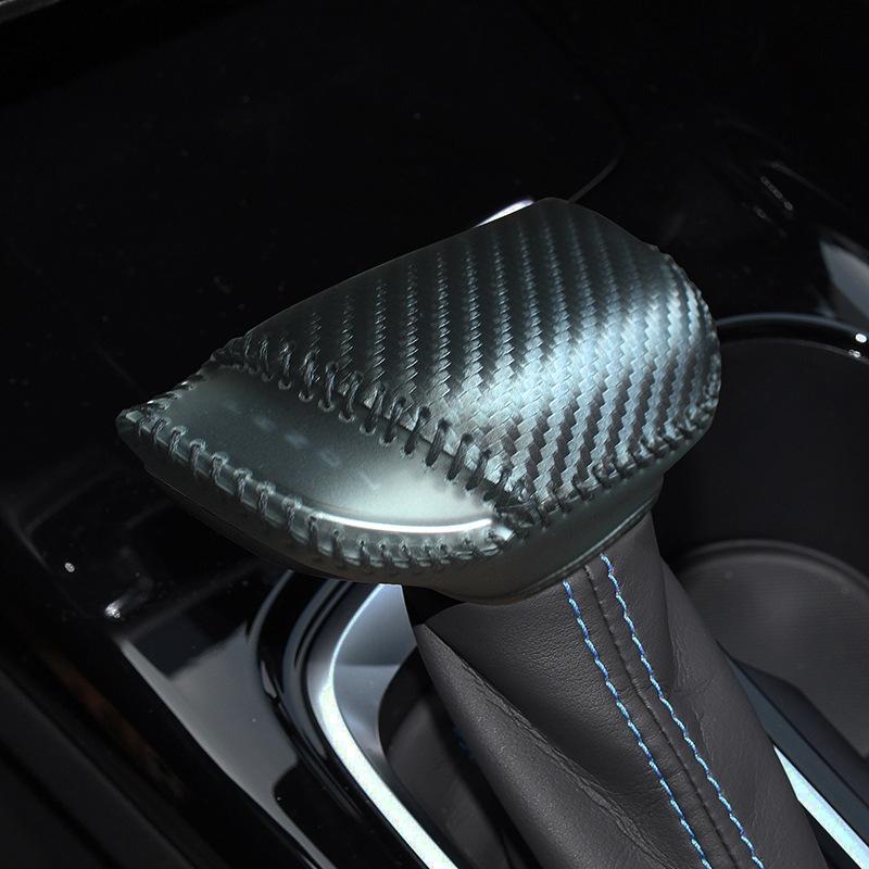 

Автомобильный чехол для ручки переключения передач для Buick Velite 6 2022, кожаный чехол для рычага переключения передач, ручка переключения передач Black02