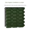 3pcs Wall Mounted Flowerpot Garden Plant Wall Hanging Flowerpot Hanging Plant Wall Box Plastic Container Can Be Assembled Tray