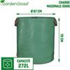 Sacs à déchets de jardin - R[44] - 272L - Hydrofuge - Poignées et double fond (pack 2)
