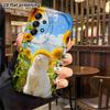 Phone Case: 2D Flat Samsung Galaxy A34 A35 M05 M06 S20 S22 S21 FE Plus 5G Protective Case, Flower Sea Little White Cat, Perfect Holiday Gift for Chris