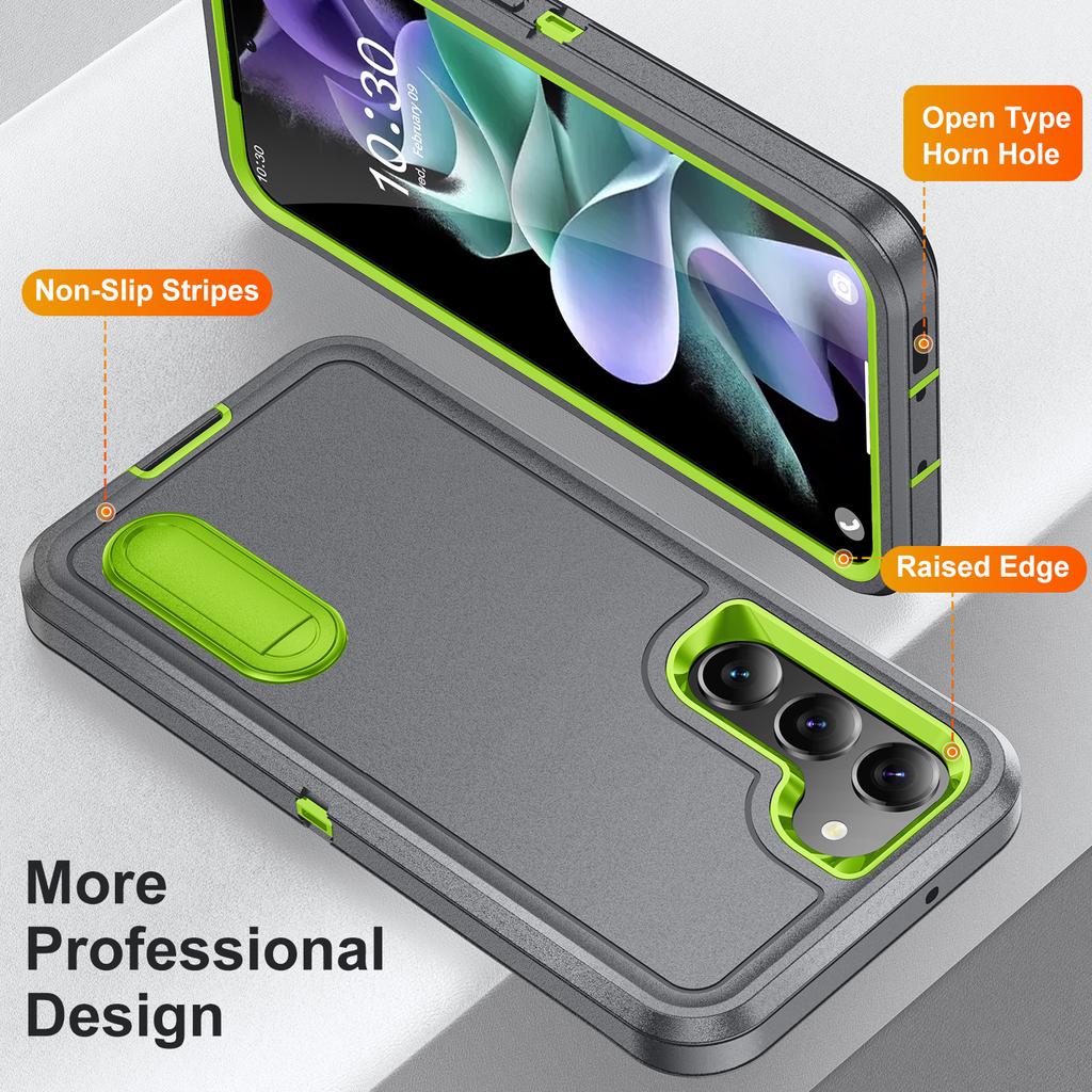Rutschfeste, bequeme Hülle für Samsung Galaxy S23 FE S22 Ultra S24 Plus A15 A54 A14 A53 A13 A04S Handy-Zubehör mit Ständer
