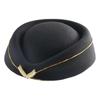 Cap Band Performance Felt Beanie Hats Air Hostesses Hats Stewardess Berets Hat Airline Uniform Caps