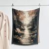 Autumn and winter new double-sided color oil painting series imitation cashmere thickened warm scarf women's air conditioner shawl