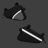 Waterproof Triangle Front Bike Bag Compatible With Mountain And Road Bikes Handlebar Mounted Anti-Splash Cycling Storage