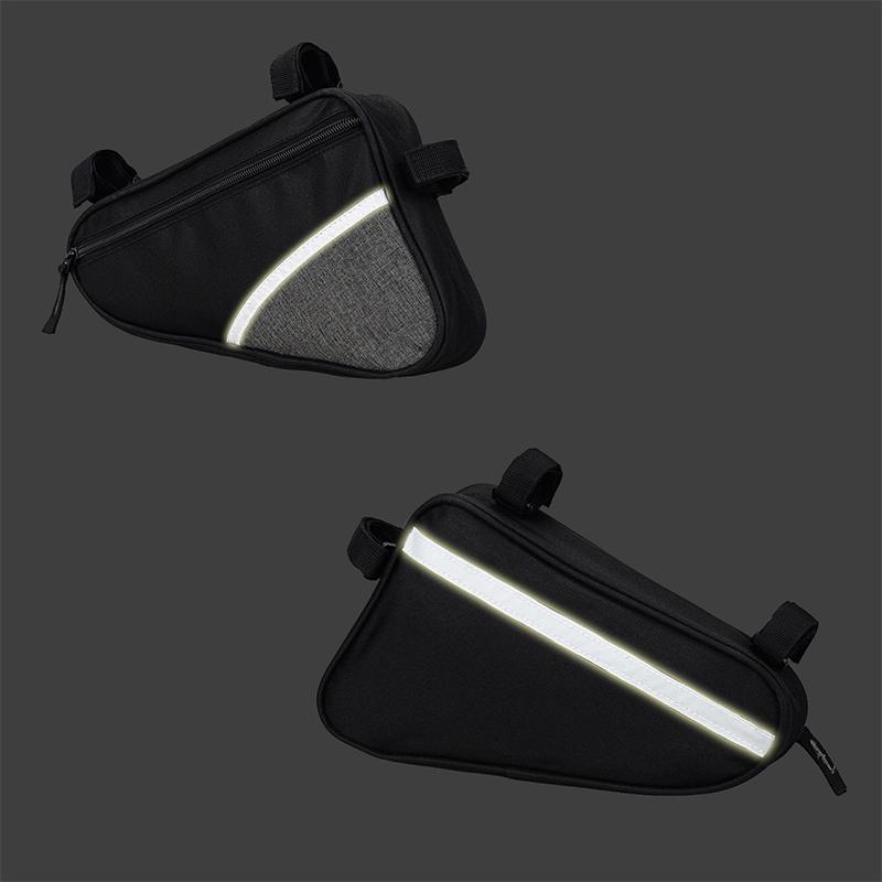 Waterproof Triangle Front Bike Bag Compatible With Mountain And Road Bikes Handlebar Mounted Anti-Splash Cycling Storage
