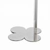 Metal Freestanding Handbag Rack with Clover Base Long-Lasting Adjustable