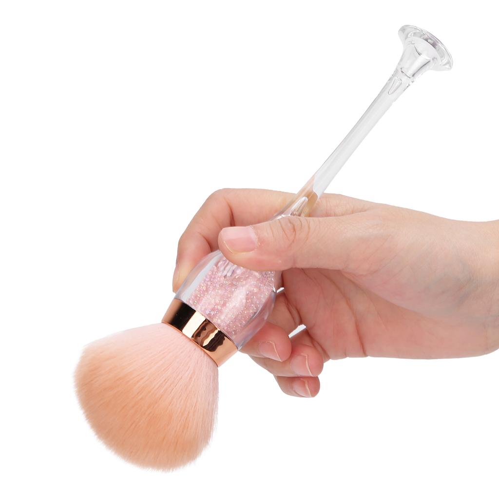 Professional Nail Art Dust Removal Brush Portable Blusher Loose Powder Brush Manicure Tool