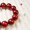 Zambia Red Sandalwood Beads Bracelet - Men's 20 Beads or Women's Sandalwood Rosary
