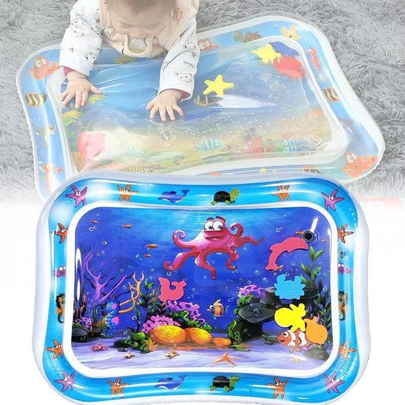 Durable Pvc Baby Tummy Time Water Play Mat Octopus Design For Boys And Girls