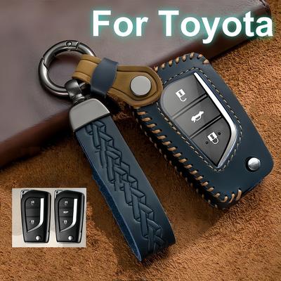 Bilfjernkontrollnøkkeldeksel til Toyota Auris Corolla Reiz Avensis Verso Yaris Aygo Rav4 Scion TC IM 2017 2016