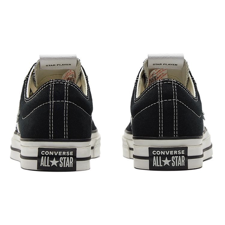 Converse Star Player 76 Μαύρο Vintage Λευκό Unisex Αθλητικά Παπούτσια A01607C