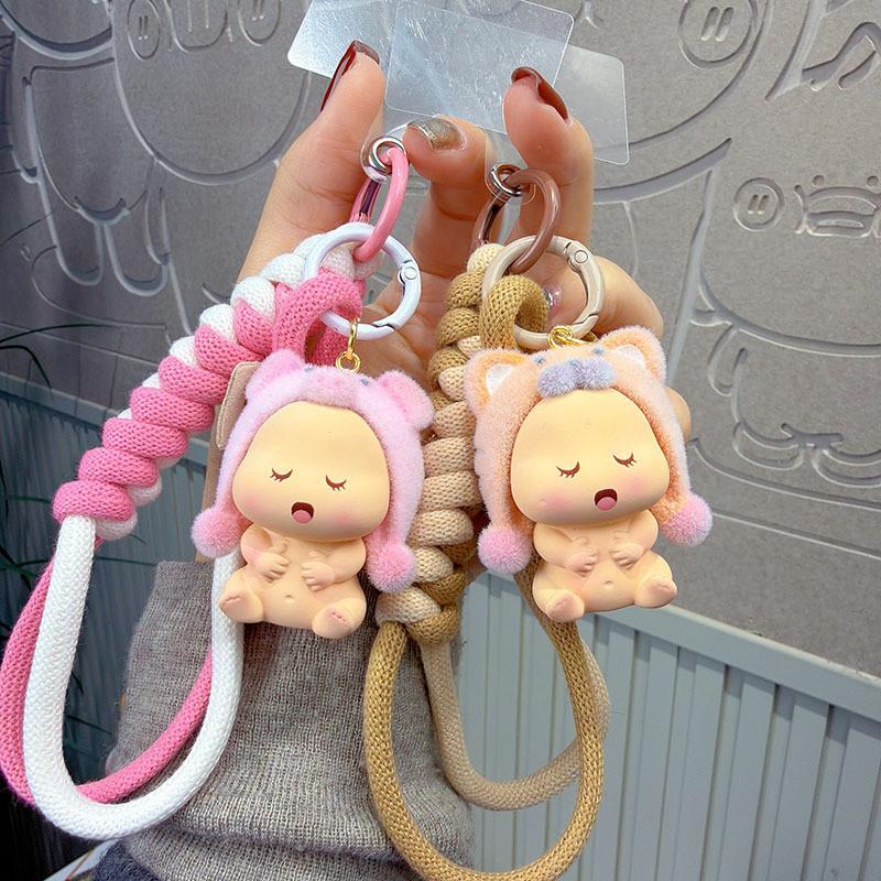 Animal Hat Baby Resin Keychain With Cute Dinosaur Design For Gift Giving And Party Decor