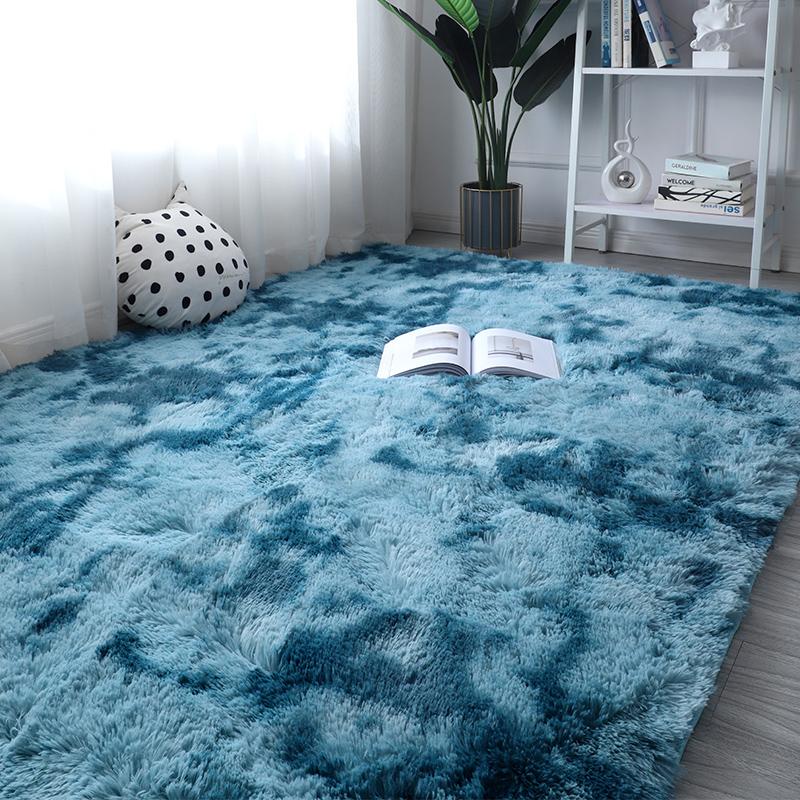 White Fluffy Carpet Plush Carpets Living Room Decoration Thicken Bedroom Bedside Mats Non-Slip Children'S Room Soft Large Rugs
