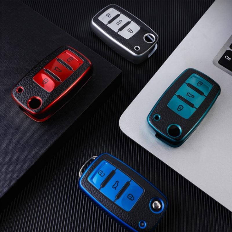 Husă nouă TPU pentru cheie auto, capac carcasă fob suport pentru C5 C6 R8 A1 A3 A4 A5 A6 A7 Q3 Q5 Q7 S6 B6 B7 B8 8P 8V 8L TT RS RS3 S3 Sline