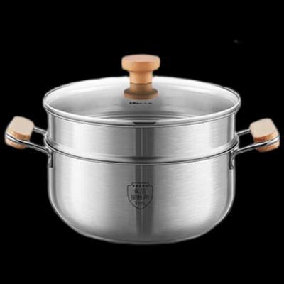 Bear 24cm Stainless Steel Hotpot Steamer Set