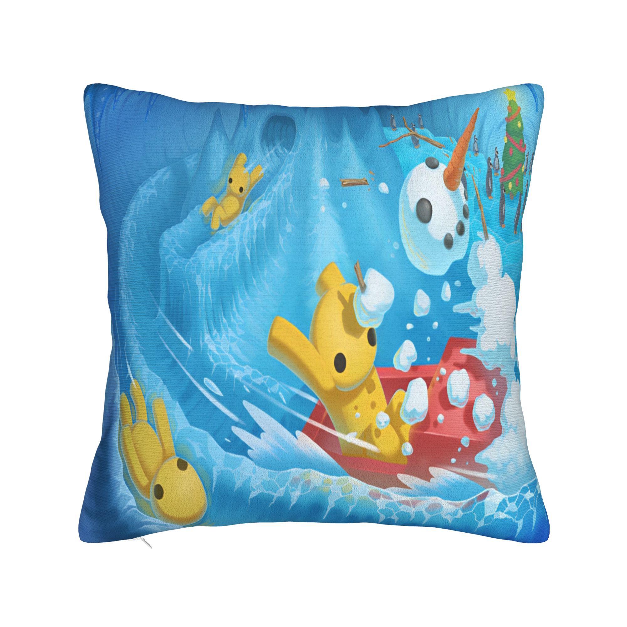 

Home Decoration Wobbly Life Online Game Pillowcase Accessories Pillow Covers Square Multiple Sizes 12x12in 30X30cm