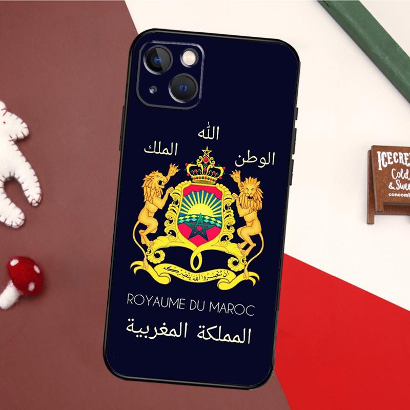 Morocco Flag Case For iPhone 17 Pro Max 16 15 14 13 11 12 Pro Max mini 15 16 Plus 16e 17 Air Back Cover