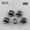 5Pcs Aluminum Alloy Car Wheel Tire Valve Cap Dustproof Stem Cover For Honda Civic Fit Accord CRV Spirior Odyssey CITY Envix Jade LK6 