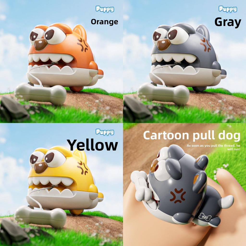 Bone Pull String Puppy Toy Car With Creative Stress Relief For Kids And Adults